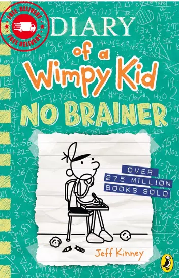 Diary of a Wimpy Kid: No Brainer (Book 18) (Diary of a Wimpy Kid, 18) Hard Cover