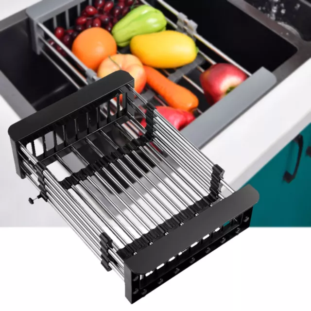 Merrwon Expandable Drip Frame, Adjustable Dish Basket, Stainless 304 E 2