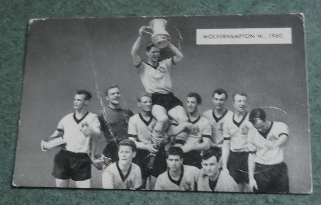 1960 Wölfe Original Berühmte Mannschaft In Fussballgeschichte Karte Dc Thomson