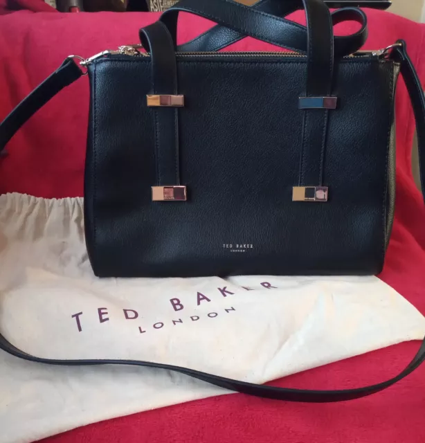 Camieli faceted bow leather on sale tote bag