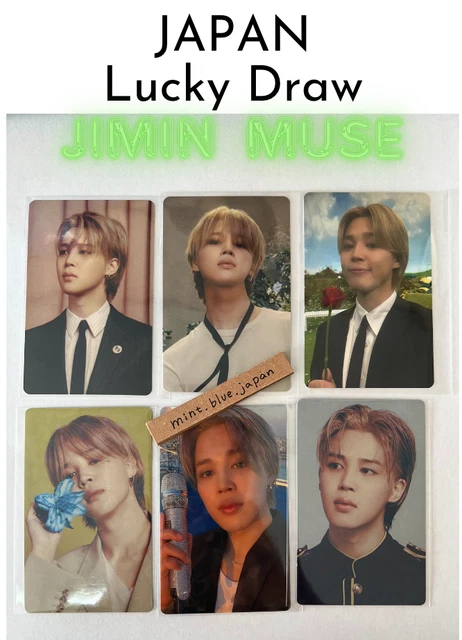 BTS JIMIN MUSE JAPAN FC JPFC LUCKY DRAW Official Photocard