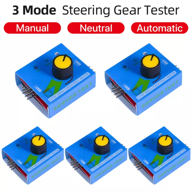 RC Servo Tester 3CH Digital Multi ESC Tester CCPM für RC Hubschrauber Auto Boot