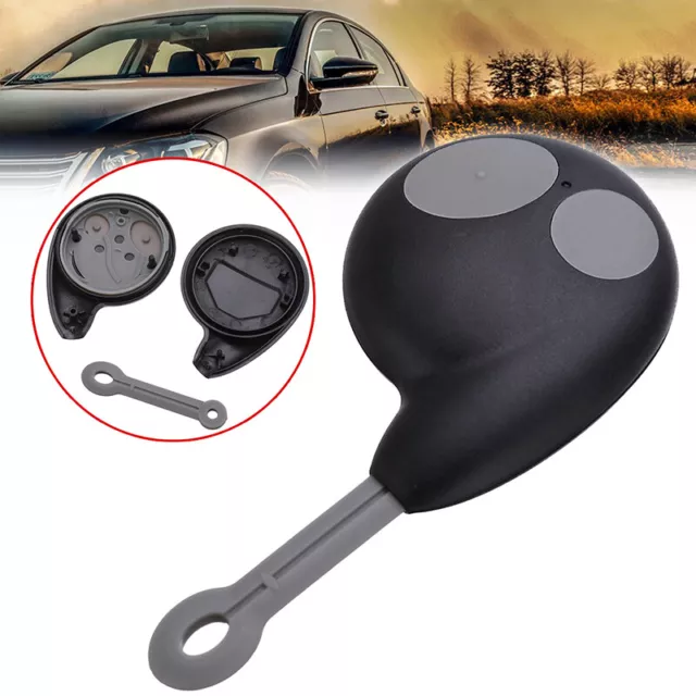 New 2 Button Remote Key Fob Case Shell Replacement Fit For Cobra Alarm new yy