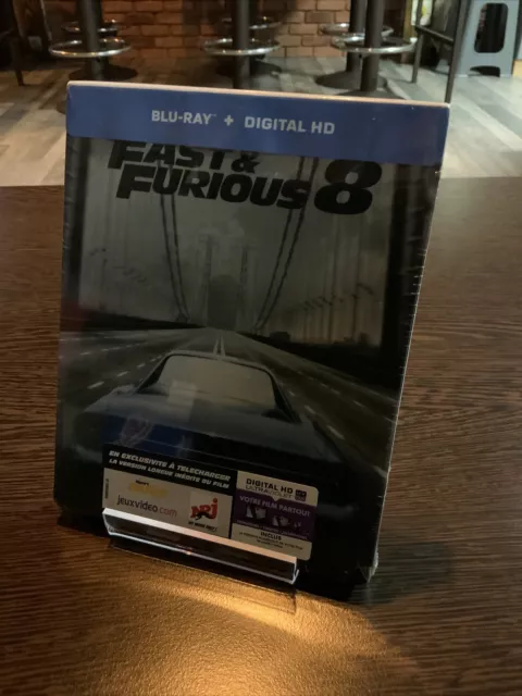 Blu-Ray Neuf sous Cello - Fast an Furious 8 - Édition boîtier SteelBook