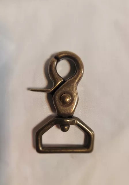 antique brass lobster clasp 25 Pcs