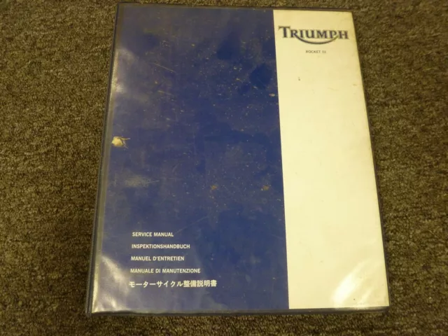 2005-2006 Triumph Rocket III 3 Motorcycle Shop Service Repair Manual