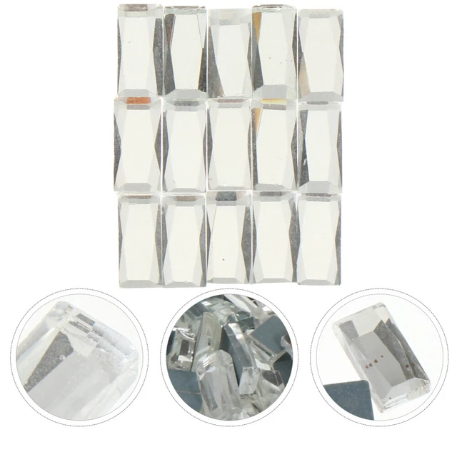 400 stücke flatback kristall glas charme edelsteine ​​für nähen handwerk kleidun