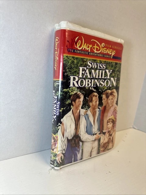 SWISS FAMILY ROBINSON VHS Home Video Disney Classic Tape Clamshell Case ...