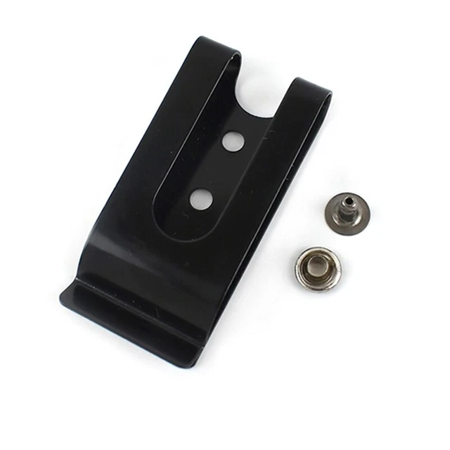 10 Stck. 56x25 mm Löcher Metall Feder Gürtel Mantel Clip Verschluss Schnallen Zubehör P4M6