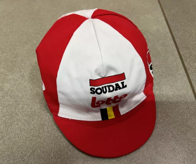 Casquette Cap Officielle Velo Cyclisme Team Belge Lotto Soudal Vermarc N°1 Rare