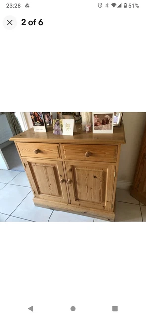 3ft pine sideboard very good condition £50 FAST DELIVERY
