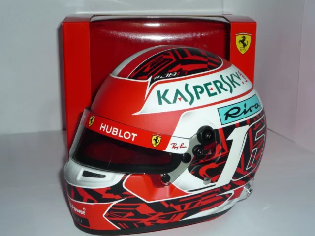 Casque Helmet F1 Firt Win Belgium GP Spa  Charles Leclerc Bell  1:2 Ferrari 2019