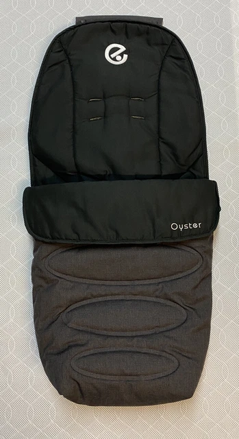 Babystyle Oyster 2 Pushchair Footmuff Cosy Toes - Tungsten Grey- Great Condition