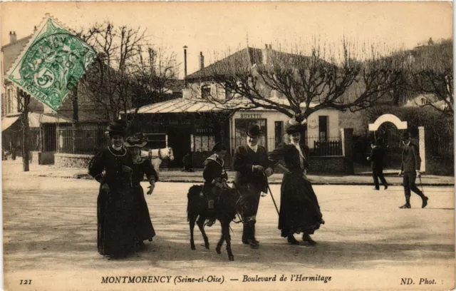 CPA Montmorency Boulevard de l'Hermitage FRANCE FOLKLORE (789359)