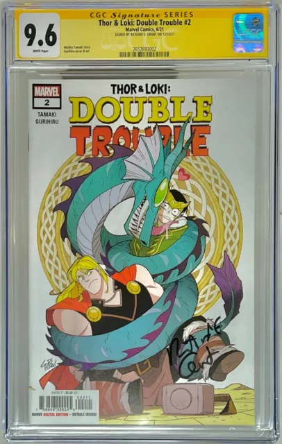 Richard E. Grant Signed CGC Signature Series 9.6 Thor & Loki Double Trouble #2