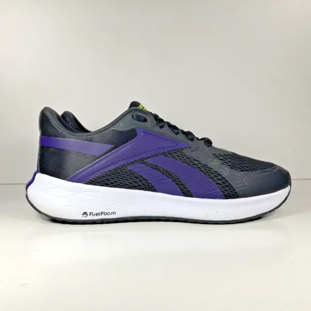 Reebok Energen Run Running Shoes Womens Sz 8.5 Black & Purple Athletic Sneakers