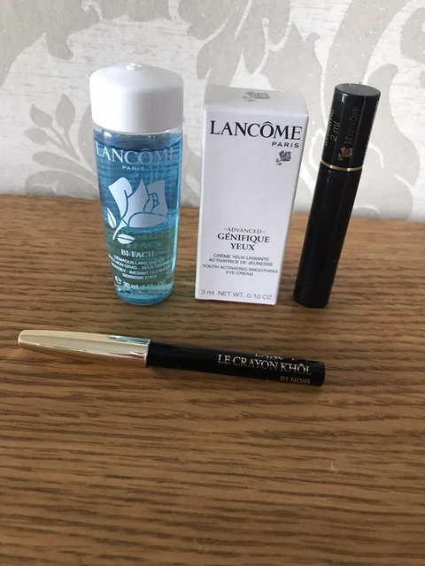 Lancôme Reiseset Augenreiniger Augencreme Mascara Futter (neu)