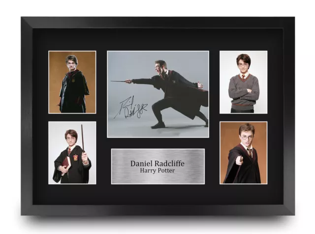 Daniel Radcliffe Wizard Harry Potter Gifts Framed Photo A3 Print for Movie Fans