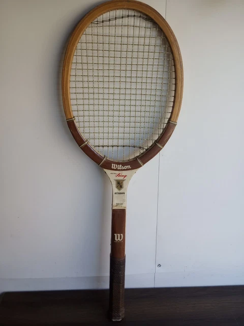 Vintage 1960's Wilson Wood Jack Kramer Autograph Tennis Racquet (Racket Vintage 1960's Wilson Wood Jack Kramer Autograph Tennis Racquet (Racket
