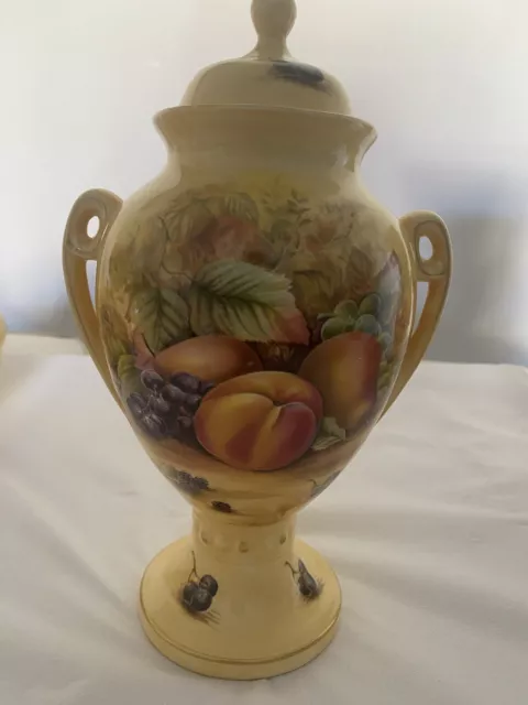 aynsley orchard gold vase