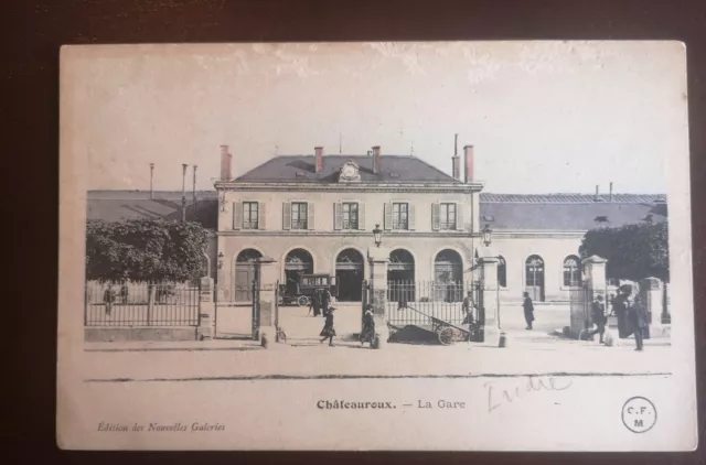 Cpa - 36 - Chateauroux - La Gare
