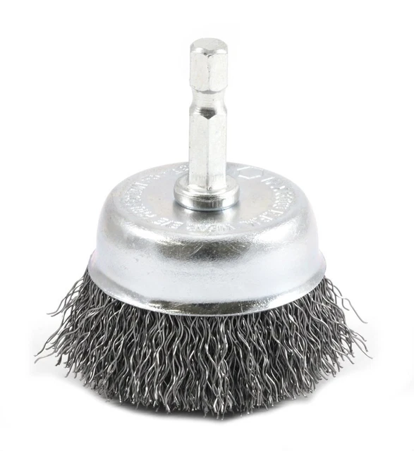 72729 Wire Cup Brush, Coarse Crimped with 1/4-Inch Hex Shank, 2-Inch