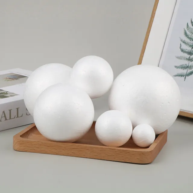 10 piezas 10/9/8/6 CM esferas de bola de espuma hágalo usted mismo suministros de decoración de fiesta de boda y