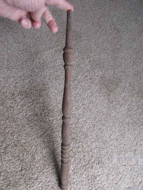 ONE Antique Wood Spindle - 18" - 1880's era House Salvage