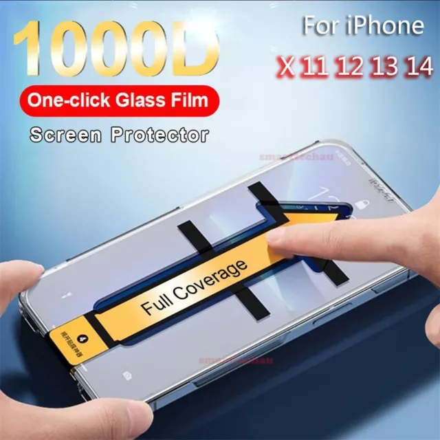 For iPhone 15 13 11 12 Pro XS Max XR X 14 Plus Tempered Glass Screen Protector