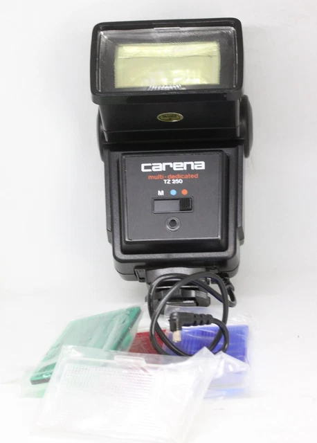 MINT TESTED Carena TZ250 Flash Colour filters Wide Angle Nikon Canon A