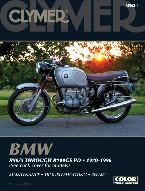 Bmw Shop Manual Service Repair Book Clymer R50/5 Through R100Gs Pd 1970-1996