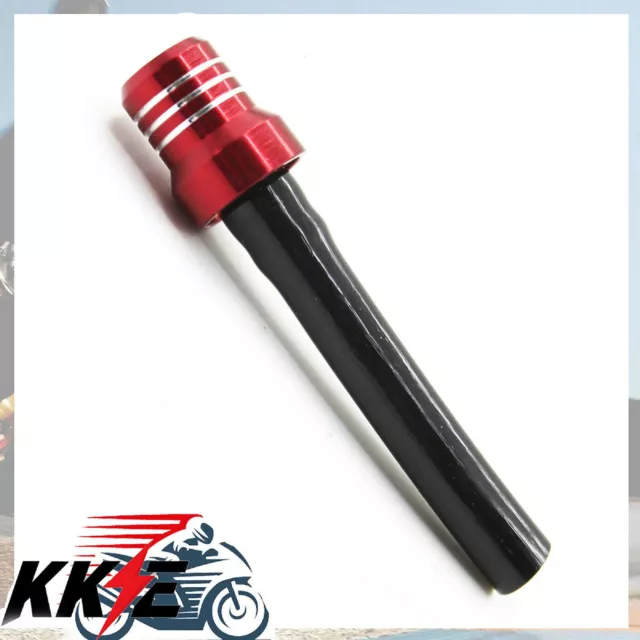 CNC Gas Fuel Tank Cap Valve Vent Breather Hose Black Tube CNC ATV Dirt Bike RED