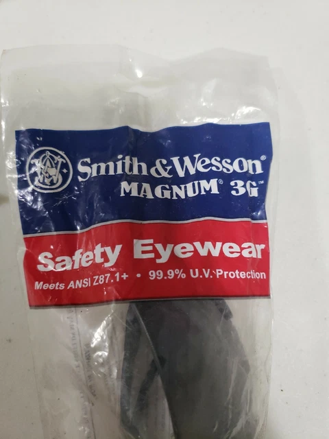 Smith & Wesson Magnum Safety Glasses with Smoke Lens ANSI Z87