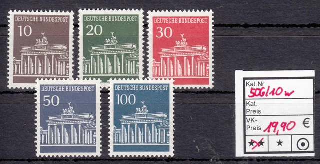 Bund 1966, Mich.-Nr.:R 506-10 w **  (Planatol.)