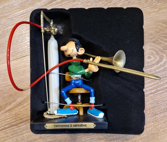 GRANDE FIGURINE INVENTIONS GASTON LAGAFFE Plastoy Franquin 2004 NEUVE à