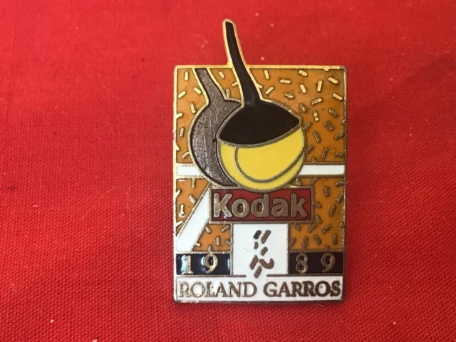 Pin's Roland Garros 1991 - Kodak - Édition Limitée - Tennis - Vintage