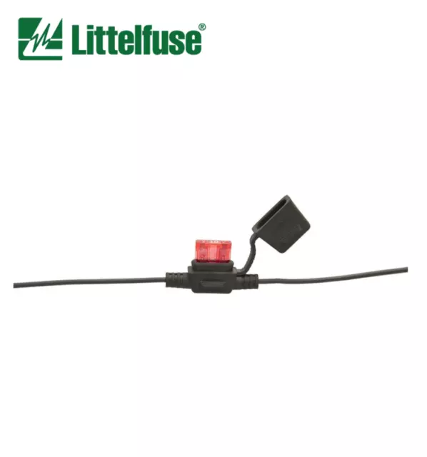 10 x LITTELFUSE® Inline Standard Klingensicherungshalter spritzwassergeschützt - verschiedene Typen