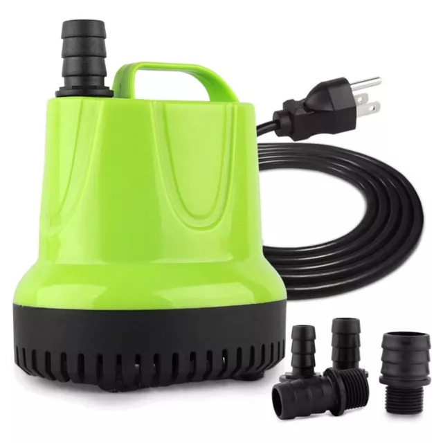 60W 845GPH Submersible Water Pump Ultra Silence Aquarium Hydroponics Fountain