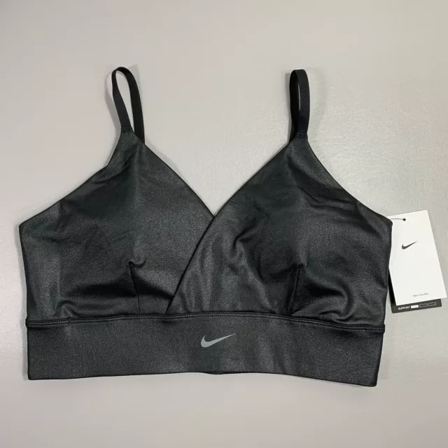 NIKE INDY LUXE Womens Light Support 1 Piece Pad Convertible Sports Bra  White XS $44.99 - PicClick