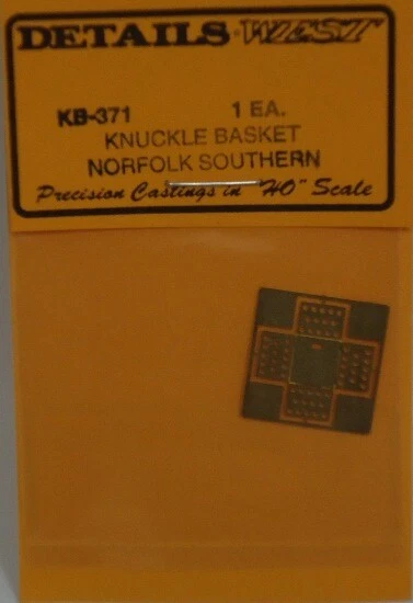 Details West HO Scale Wind Deflector For Locomotives & Cabooses - Photo-Etched Metal