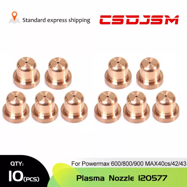 10pcs 120577 Plasma Nozzle For Hypertherm Powermax 600/800/900 Torch