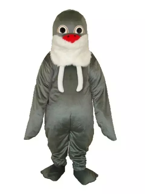 Gray Wakrus Mascot Costume  Party Fancy Dress Halloween Cosplay Outfits Xmas