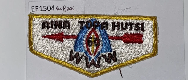 Boy Scout OA 60 Aina Topa Hutsi Lodge Flap