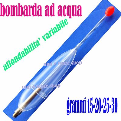 Ignesti Bombarda galleggiante Ignesti plexiglass striscio recupero 6-50 gr. 
