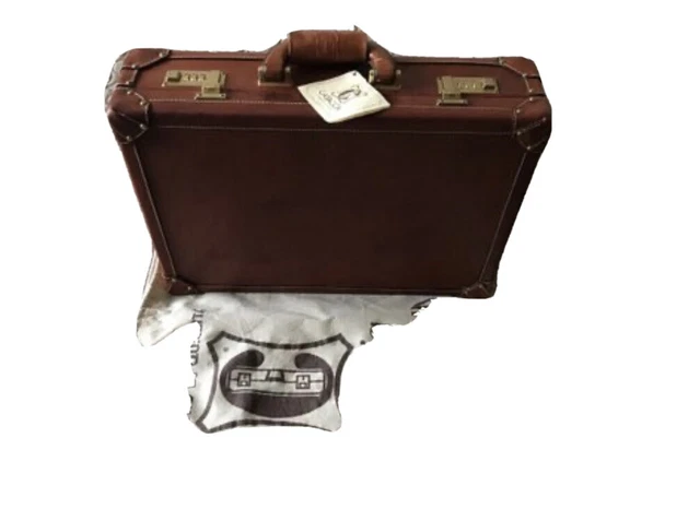 Sacoche Cartable Porte-Documents Aprilia Scarabeo - Marron Cordura - Neuf Sans Étiquettes