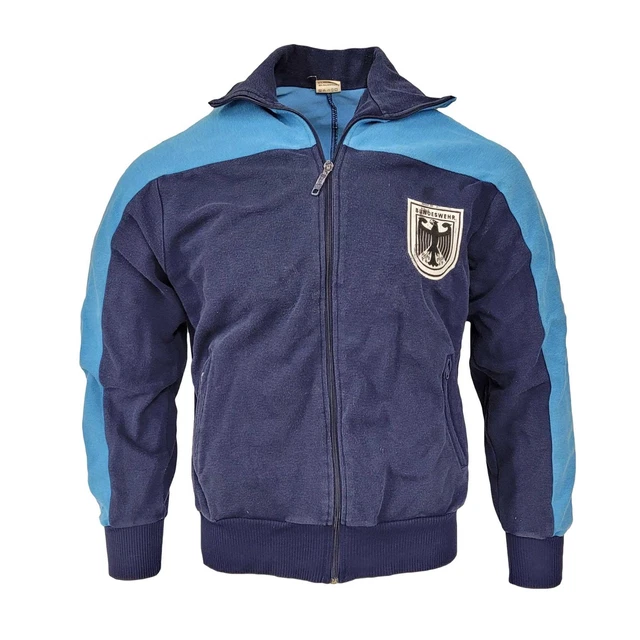 ORIGINAL GERMAN ARMY Bundeswehr Tracksuit Lightweight Jacket Gym Navy