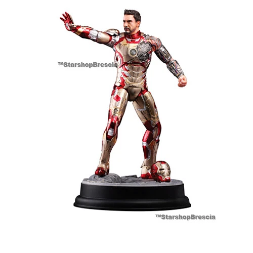 IRON MAN 3 - Mark XLII Battle Damaged 1/9 Pre-Assembled Model Kit ...