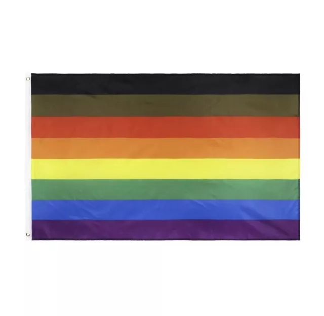 DRAPEAU ARC-EN-CIEL DE Philadelphie 90 x 150 cm gay gay lesbienne