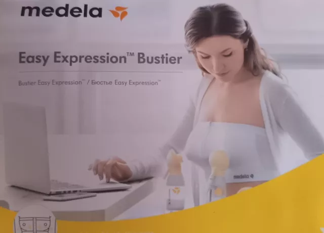 Medela Easy Expression Bustier – Für komfortables, freihändiges Abpumpen, Gr.: M