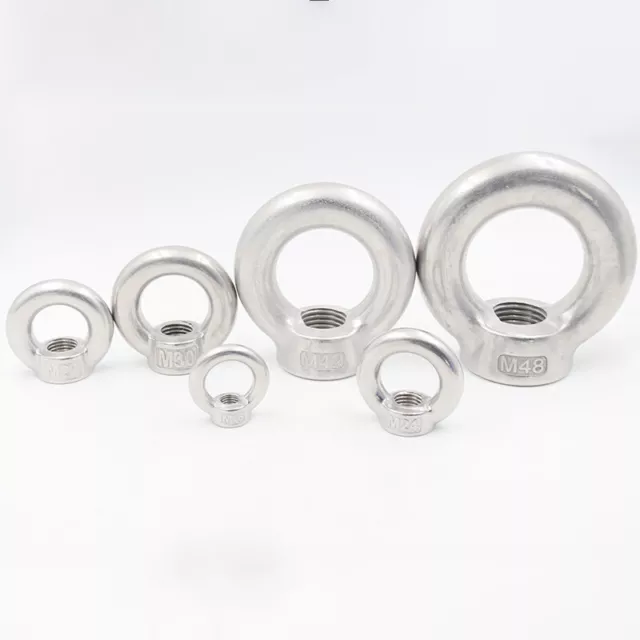 Hebende Ringmutter Eyenut Ring Mutter Edelstahl Marine Lug Ring Mutter M3~M46 2